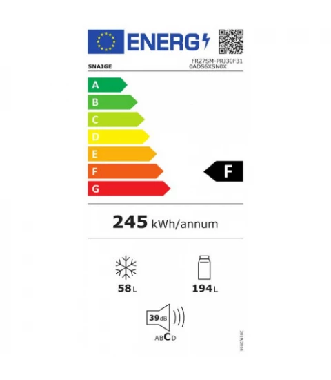 FR27SM-PRJ30F3 - eticheta energetica