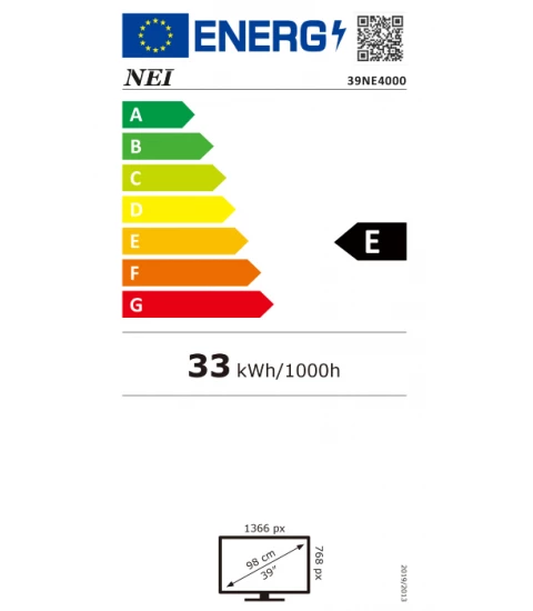 NEI 39NE4000 - eticheta energetica