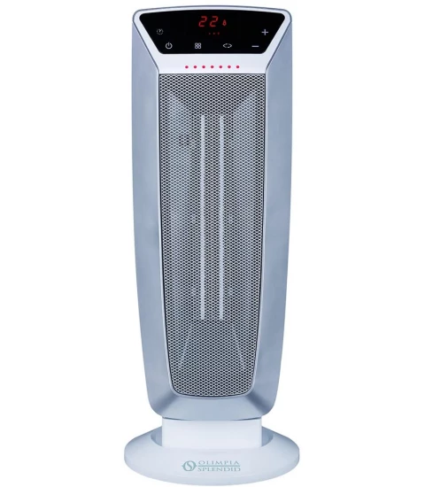 Aeroterma electrica cu ventilator Olimpia Splendid Caldostile DT, 2200W, tehnologie ceramica, display touch LCD, alba