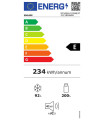 Eticheta energetica Frigider cu doua usi Snaige RF34SM-P1CBNE/27