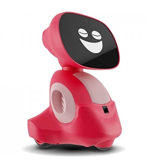 Miko 3: Robot AI pentru copii, educatie STEM, ecran tactil, camera HD cu unghi larg, rosu