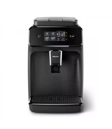 Espressor de cafea automat PHILIPS Series 1200 EP1200/00, ecran tactil, AquaClean, 1.8l, 1500W, 15 bar, negru
