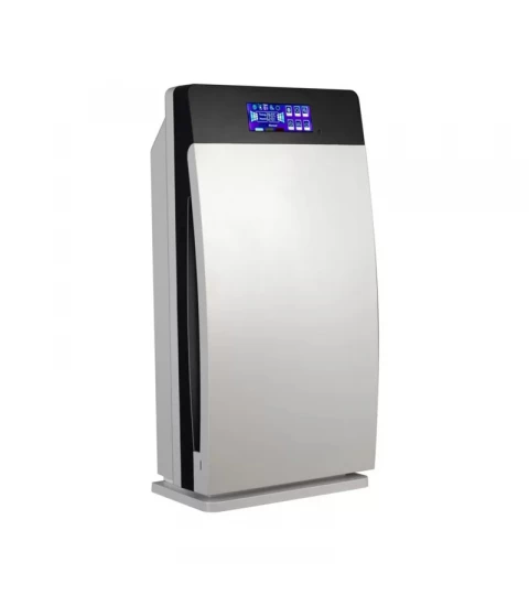 Finlux FAP-8091UZI,Purificator de aer, Touch Screen, filtru HEPA, 4 viteze, 73 W, 80-100 mp, Telecomanda, Alb/Negru