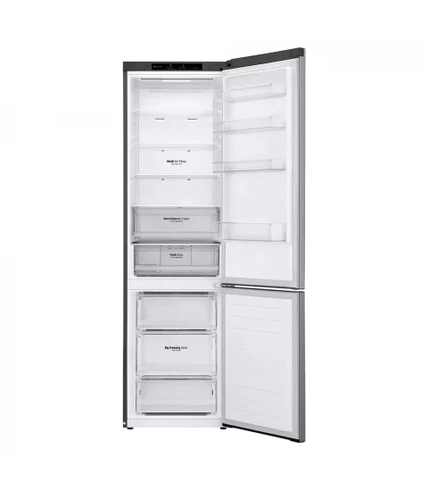 LG GBB62PZGGN, Combina frigorifica, DoorCooling™, NatureFRESH™, No Frost, 384 l, H 203 cm, Clasa D, Argintie