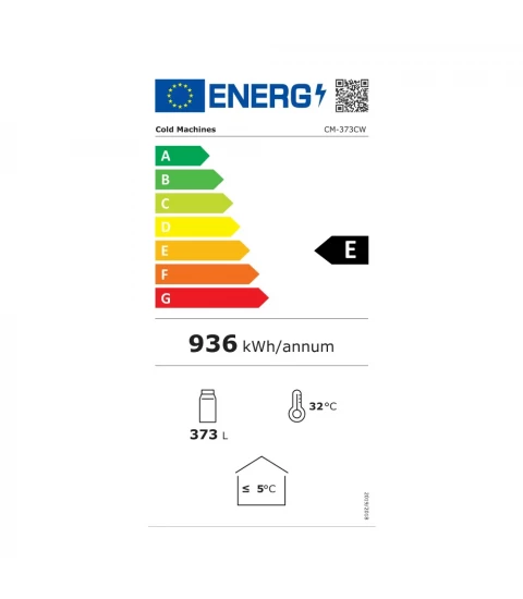 Cold Machines CM-373CW - Eticheta energetica