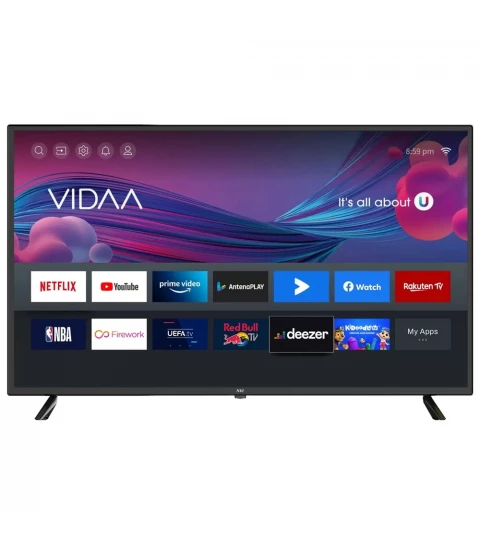 Televizor LED NEI 43NE5900, 109 cm, Smart, VIDA OS, Full HD, Clasa E, Negru