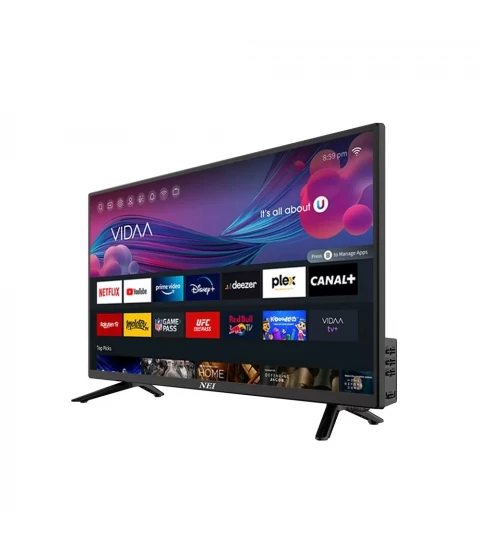 Televizor LED NEI 43NE5900, 109 cm, Smart, VIDA OS, Full HD, Clasa E, Negru
