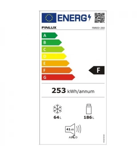 Eticheta energetica Finlux FBRED-260