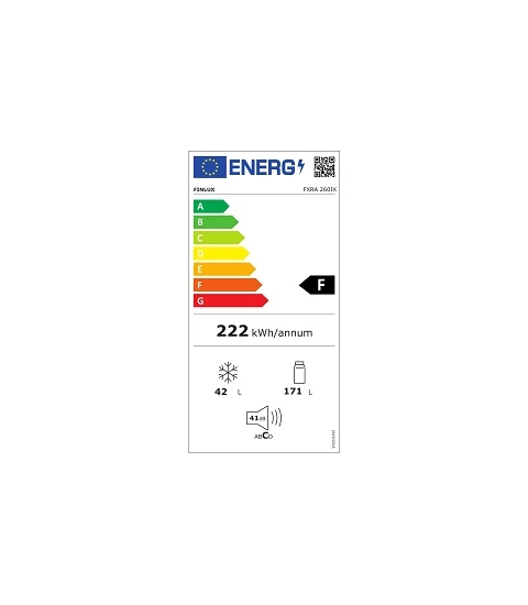 Eticheta energetica Finlux FXRA 260IX