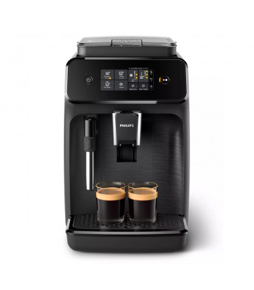 Espressor de cafea automat PHILIPS Seria 1200 EP1220/00, My Coffee Choice, AquaClean, 1.8l, Afisaj tactil, 1500W, 15 bar, Negru