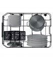 Masina de spalat vase incorporabila Whirlpool WSIC3M27C, 10 seturi, 6 programe, Indicator sare, Clasa E, Alba