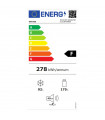 Eticheta energetica Frigider cu doua usi Snaige RF31SM-S0002F0, Ice Logic, clasa F, 267 l, H 176 cm, alb