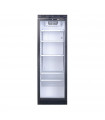 Cold Machines CM-373NCW, Vitrina frigorifica profesionala, incuietoare usa, usa dubla de sticla, 373 l, H 183 cm, alba