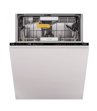 Masina de spalat vase incorporabila MaxiSpace Whirlpool W8I HP42 L, Capacitate 14 seturi, 10 programe, Clasa C, NEAGRA