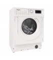 Masina de spalat rufe cu uscator incorporabila Whirlpool BI WDWG 751482 EU, 7 kg spalare, 5 kg uscare, 1400 RPM, Clasa D,Alb